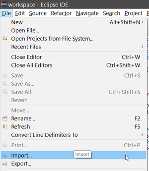 Импорт шаблона проекта шаг 1 - Eclipse IDE.png